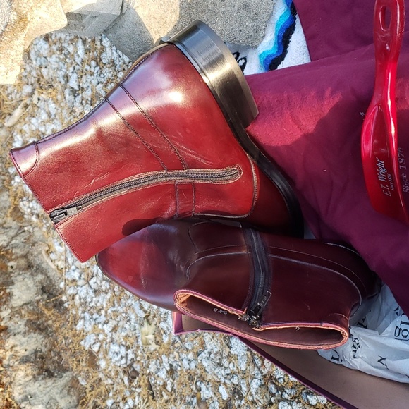 E.T. WRIGHT "PRESIDENT" Ankle Boots Italian Leather Mens sz. 9.5 NWT NIB - Picture 12 of 14